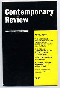 Contemporary Review: April 1989, Volume 254, Number 1479