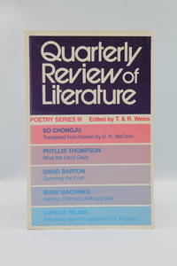 Quarterly Review of Literature Poetry Series III, Vol. XXII