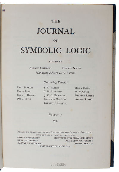 A formulation of the simple theory of types. (photo 2)
