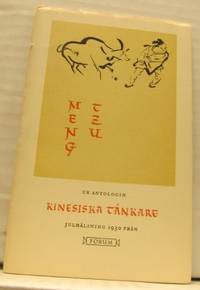 Meng Tzu. Ur den kommande antologin Kinesiska…