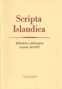 Scripta Islandica. Isländska sällskapets årsbok…