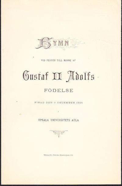 Hymn vid festen till minne af Gustaf II Adolfs…
