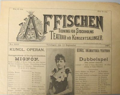 Affischen. Tidning för Stockholms teatrar och…
