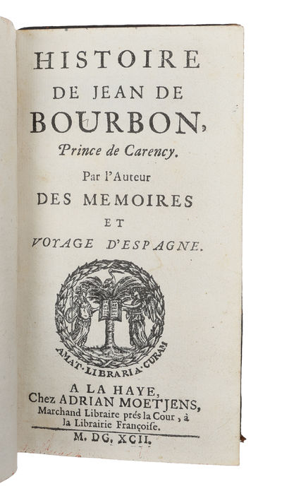 Histoire de Jean de Bourbon, Prince de Carency. 2 parts. (photo 2)