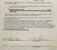 Contract signed ("J.D. Salinger"), granting Spanish-language publishing rights for The Catcher in the Rye to… by J.D Salinger - Signed - 1980 - from James Cummins Bookseller (SKU: 311582)