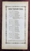 [AFRICAN-AMERICANA / EBONICS / SONG SHEET]. Bob-Tailed Nag (a.k.a. Camptown Races)
