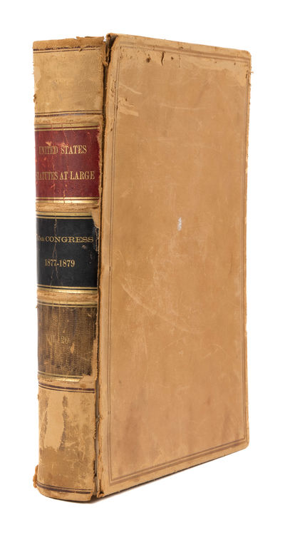 The Statutes at Large...from October, 1877, to March, 1879. Vol. XX