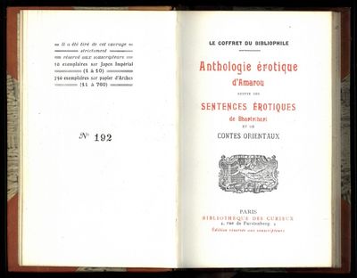 Le coffret du bibliophile. Anthologie…