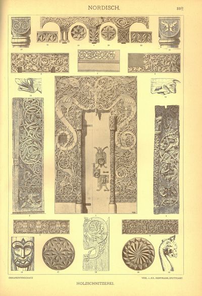 Der Ornamenten Schtaz. Eine Sammlung historischer Ornamente aller Kunstepochen. Herausgegeben von (...). Vierte neubearbeitete und vermehrte Auflage. Mit 100 Tafeln und über 1000 Textillustrationen. (photo 4)