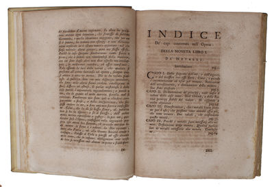 Della moneta libri cinque. Edizione seconda. - ["THE BEST OF THE MANY TREATISES PUBLISHED IN ITALY ON MONEY"] (photo 5)
