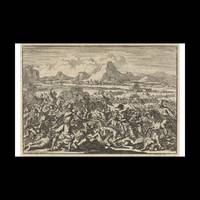 Imperial army defeated by the French at Mázia in Valtellina and chased in Adige, 1635, Photo...