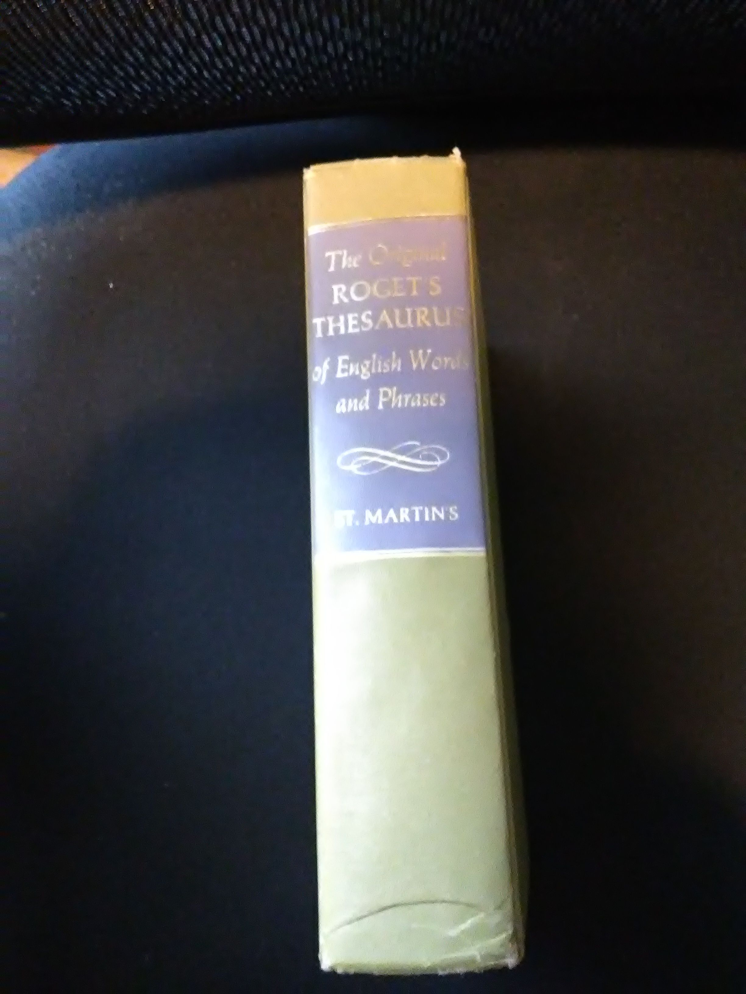 BIBLIO THE ORIGINAL ROGET'S THESAURUS OF ENGLISH WORDS AND PHRASES by