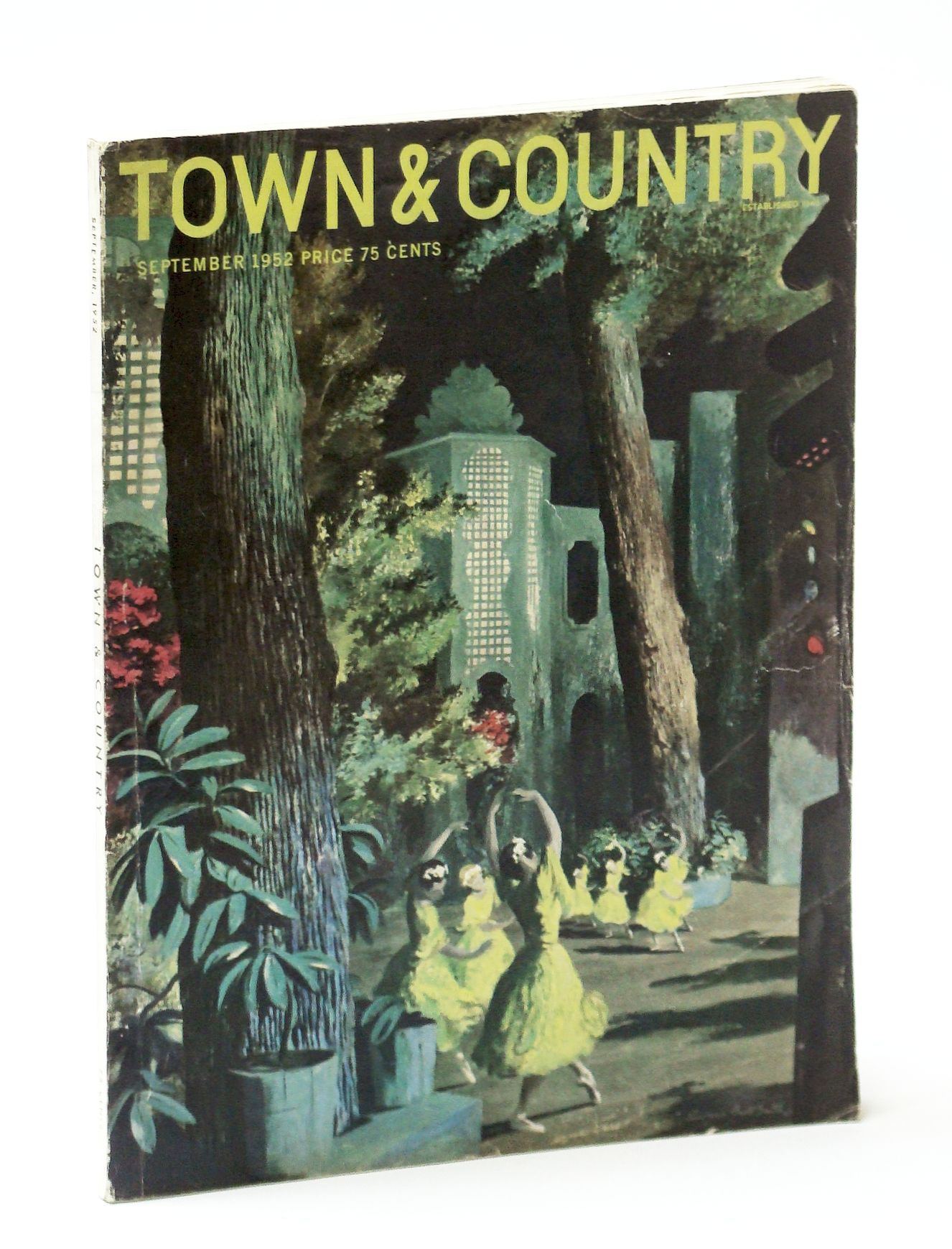 Town &amp; Country Magazine, September (Sept.) 1952, Vol. 106, No. 4360 -  Special St. Louis Issue by