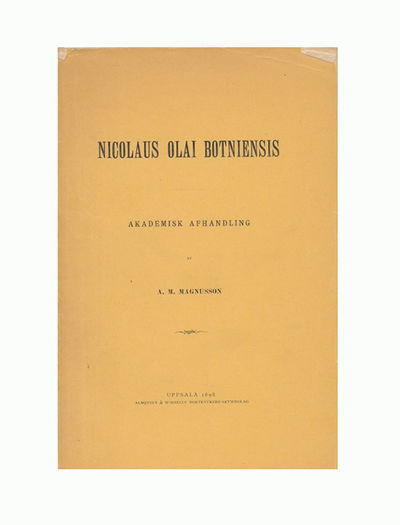 Nicolaus Olai Botniensis. A.a.