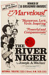 RIVER NIGER, THE (1973) Theatre window card poster
