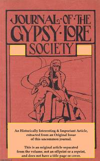 The Gypsy Problem: A Survey of Post-War Developments. An uncommon original article from the Journal of the Gypsy Lore Society, 1953