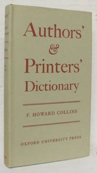 Authors´ and Printers´ Dictionary A Guide for…
