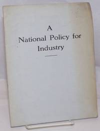 image of A National Policy for Industry