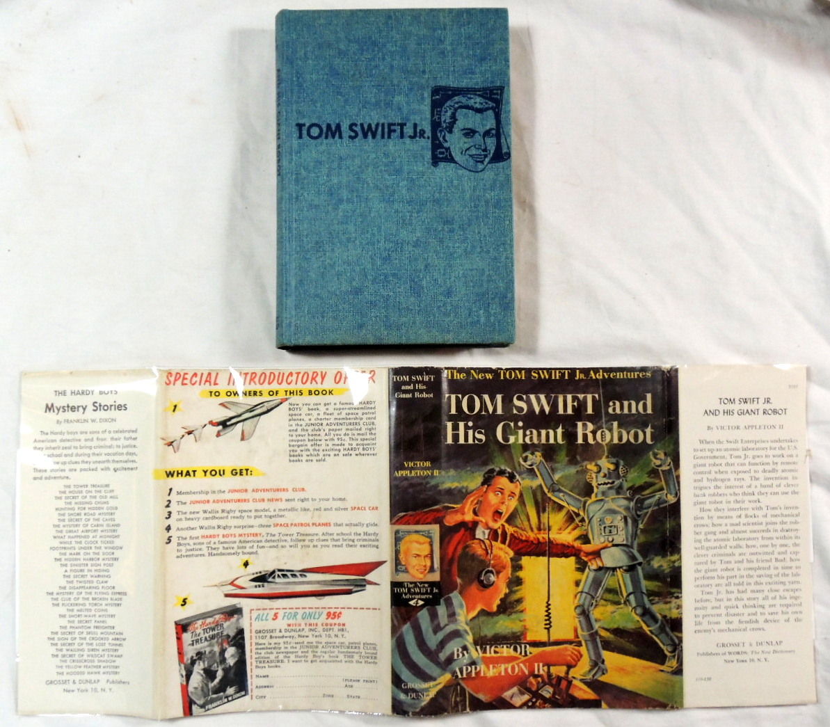 Tom Swift Jr Adventures Tom Swift and his Outpost in Space #6 Appleton II 1955 Tom Swift Jr Adventures Tom Swift and his Outpost in Space #6 Appleton II 1955