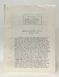 Stone Dogfall Vol. 1 No. 1