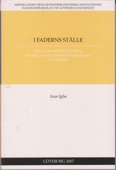 I faderns ställe. Genus, ekonomisk förändring och…