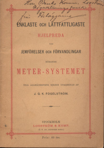 ENKLASTE OCH LÄTTFATTLIGASTE HJELPREDA VID…