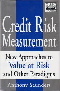 Credit Risk Measurement: New Approaches To Value At Risk And Other  Paradigms