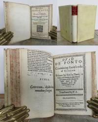 OVIDS FESTIVALLS or ROMANE CALENDAR, BOUND WITH DE PONTO, translated into English verse...