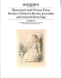 Sale 19/20 June 1986: Illustrated and Private Press Books, Children's Books, Juvenilia and related Drawings.