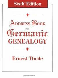 Address Book for Germanic Genealogy