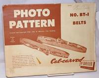 image of Photo Pattern. Created and Copyright 1948 - Pat. Pending. Designs by Fred Raposa. No. BT-1 Belts, Cal-carved by Wheeler of California