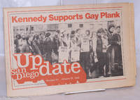 San Diego Update: vol. 1, #23, January 25, 1980: Kennedy Supports Gay Plank de Burke, Pat, editor, Michael Kearns, Art Agnos, Bob Damron, Ted Kennedy, Daniel Curzon, Martin Worman, Kevin Mullen, et al - 1980