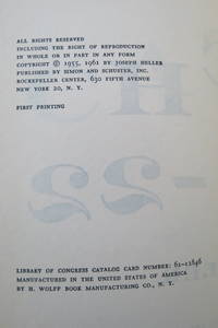 cover of CATCH-22 (Advance Reading Copy)