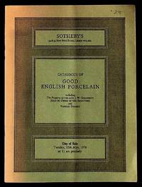 Sotheby's Catalogue of Good English Porcelain