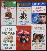 image of Lovejoy (grouping): The Vatican Rip; (with) The Sleepers of Erin; (with) Jade Woman; (with) The Great California Game; (with) The Lies of Fair Ladies; (with) Paid and Loving Eyes; -(six soft covers in the "Lovejoy" series)-