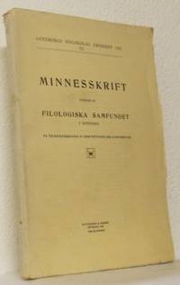 Minnesskrift utgiven av Filologiska samfundet i…