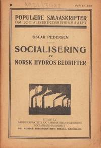 Socialisering av norsk hydros bedrifter.