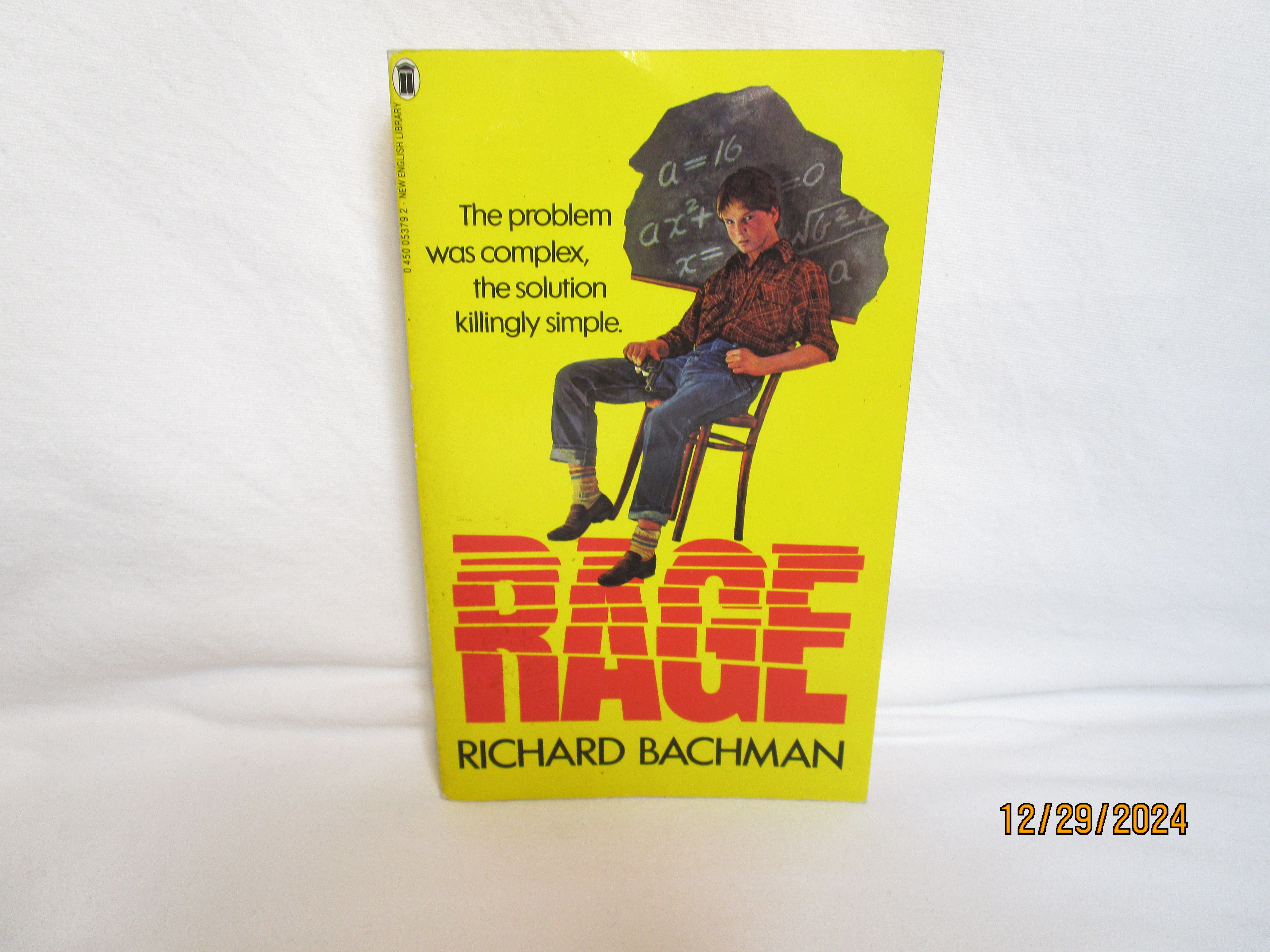 Rage by Bachman, Richard (Pseud Of Stephen King) | Hardcover