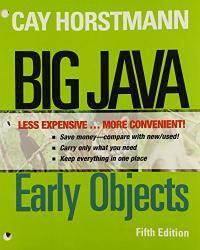 image of Big Java: Early Objects