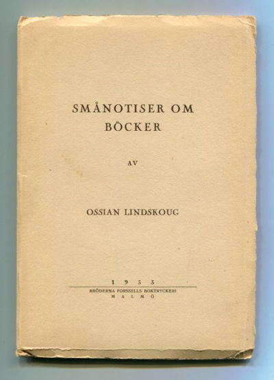 Smånotiser om böcker.