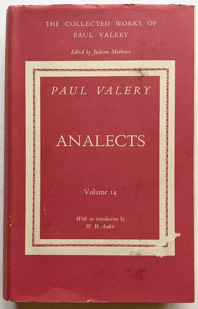 Analects. (The Collected Works of Paul Valéry…
