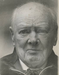 Original oversize photograph of Winston Churchill on the eve of his 90th birthday, 1964