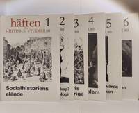 Häften för kritiska studier 1980 nr. 1-6.
