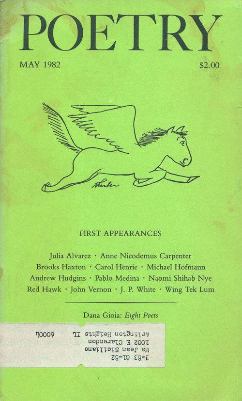 Poetry, May 1982 Volume CXL, Number 2 by Alvarez, Julia
