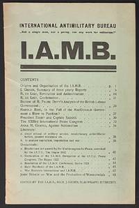 cover of International Antimilitary Bureau