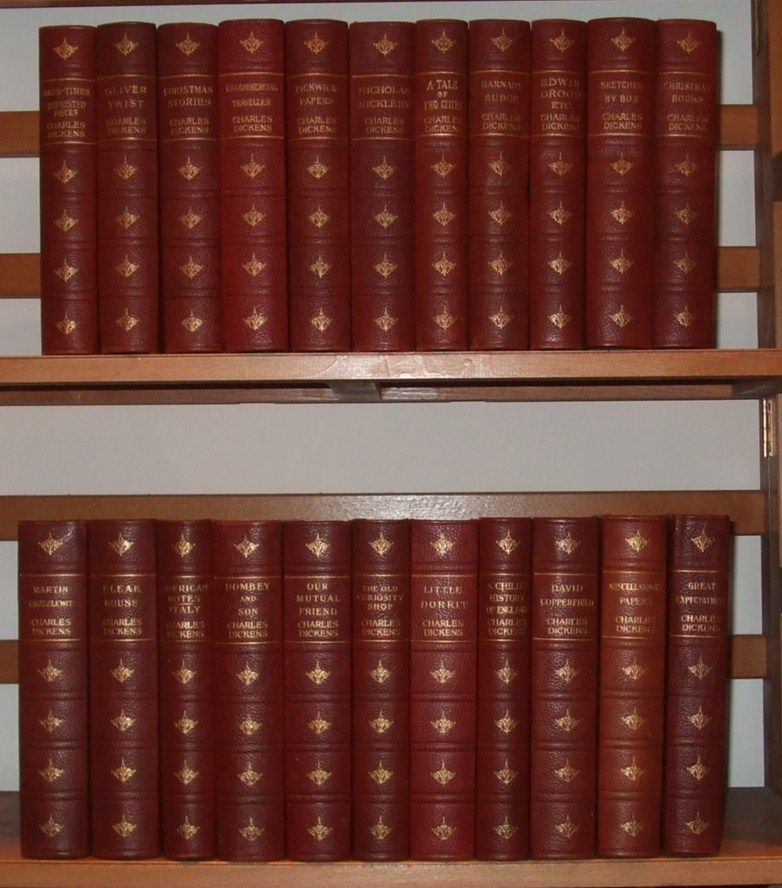 The Works of Charles Dickens ( Complete in 22 Volumes ) ( Leather