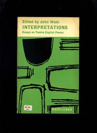 interpretations essays on twelve english poems interpretations essays on twelve english poems