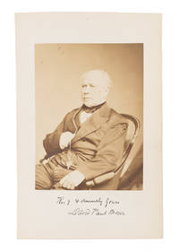 5-1/2" x 4" Carte-de-Visite Mounted on Inscribed 8-1/2" x 5-1/2"..