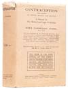 Contraception (Birth Control). Its Theory, History and Practice. A Manual for the Medical and Legal Professions