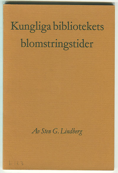 Kungliga bibliotekets blomstringstider. Tal i…